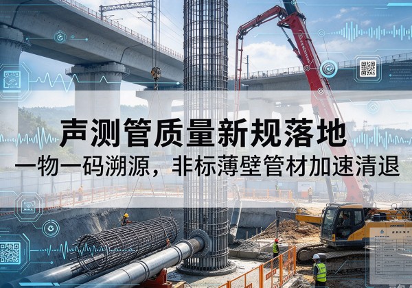 讷河声测管质量新规落地，一物一码溯源，非标薄壁管材加速清退